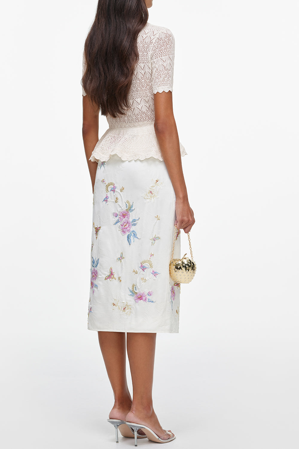  Pointelle Wrap Peplum Top-CREAM-XS-CLOTHINGTOPBLOUSE-SELF-PORTRAIT 