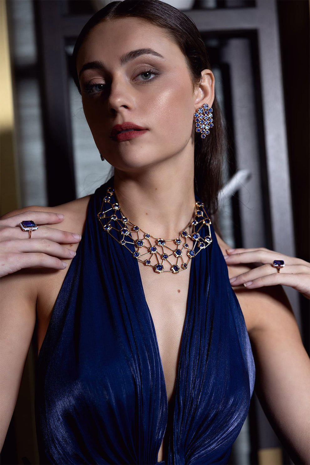 Tanzanite Chandelier Earrings | SELIM MOUZANNAR Marissa Collections Tanzanite Chandelier Earrings | SELIM MOUZANNAR Marissa Collections