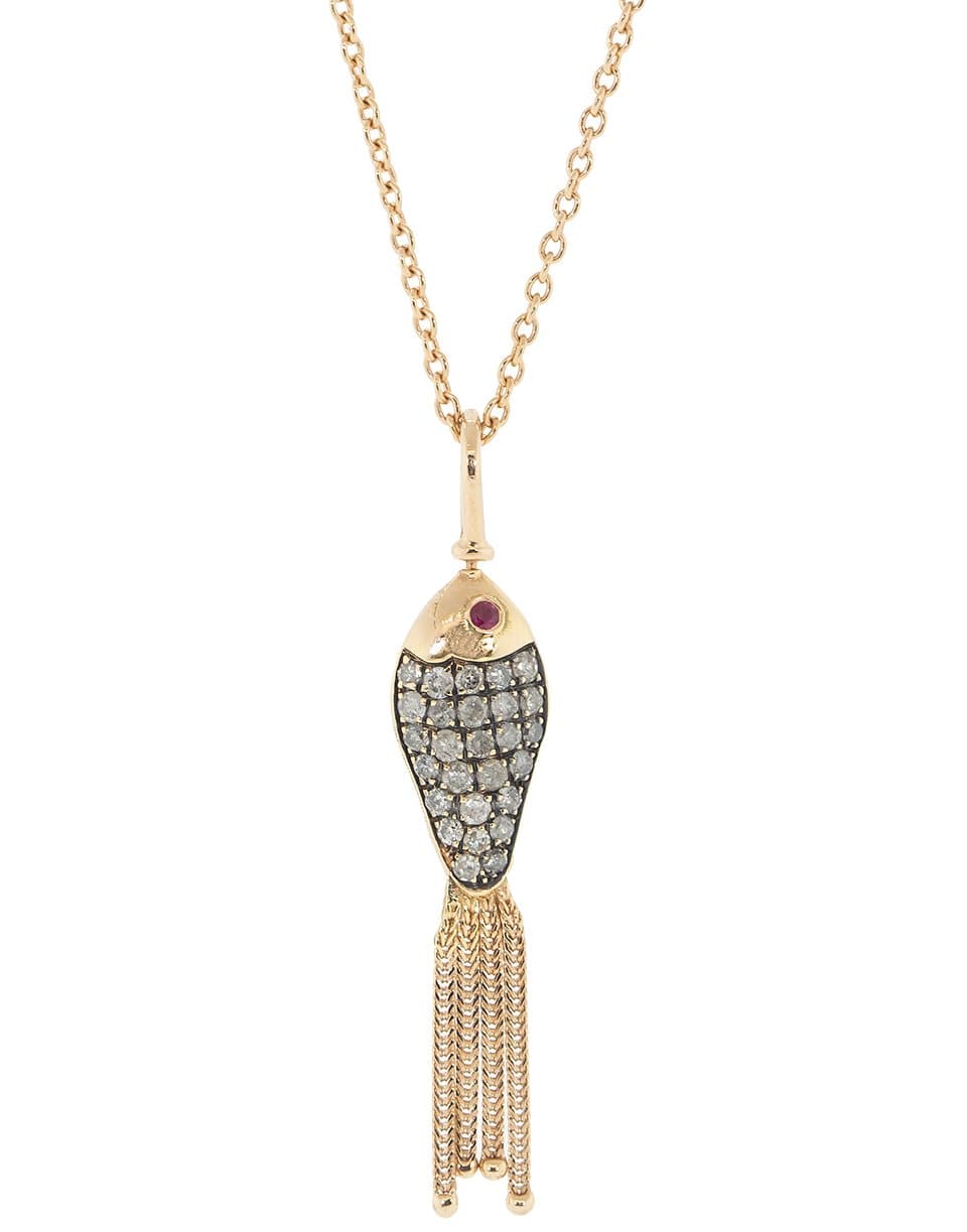 SELIM MOUZANNAR-Fish For Love Pendant-ROSE GOLD