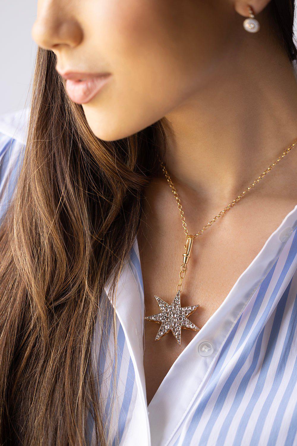 SELIM MOUZANNAR-Tanzanite Pendant Necklace-ROSE GOLD