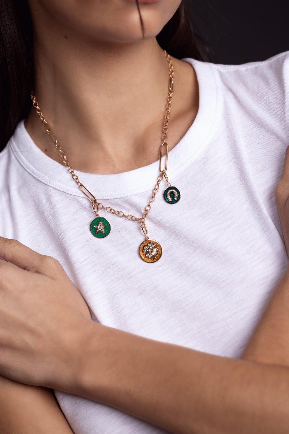 SELIM MOUZANNAR-Kastak Star Pendant-ROSE GOLD