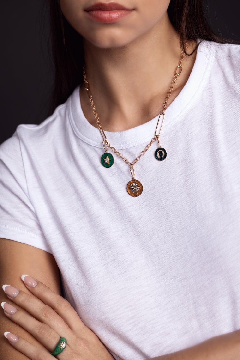 SELIM MOUZANNAR-Kastak Star Pendant-ROSE GOLD