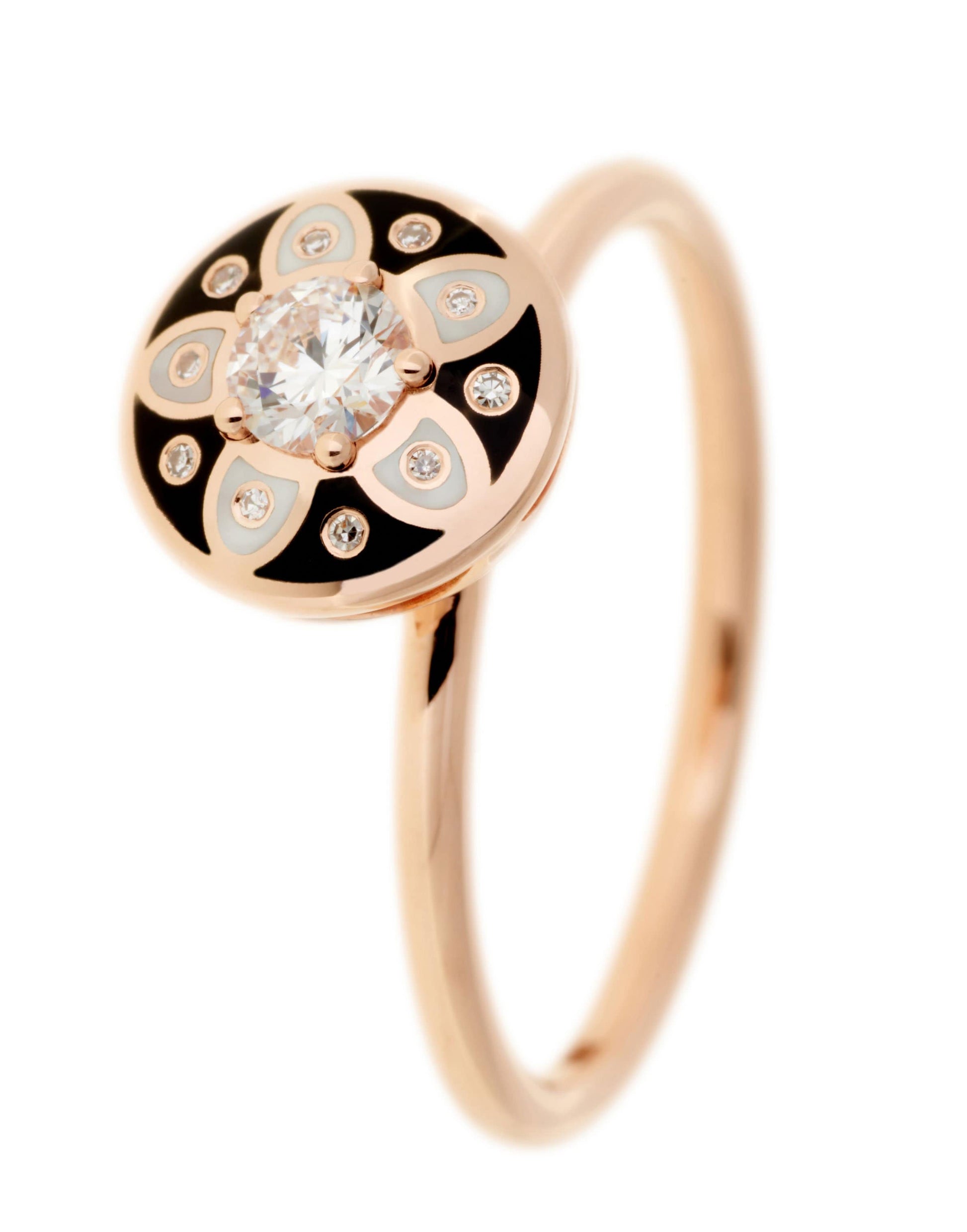 SELIM MOUZANNAR-Mina Daisy Diamond Ring-ROSE GOLD