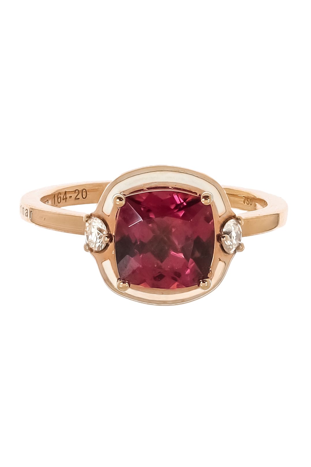 SELIM MOUZANNAR-Rhodolite Gemma Ring-ROSE GOLD