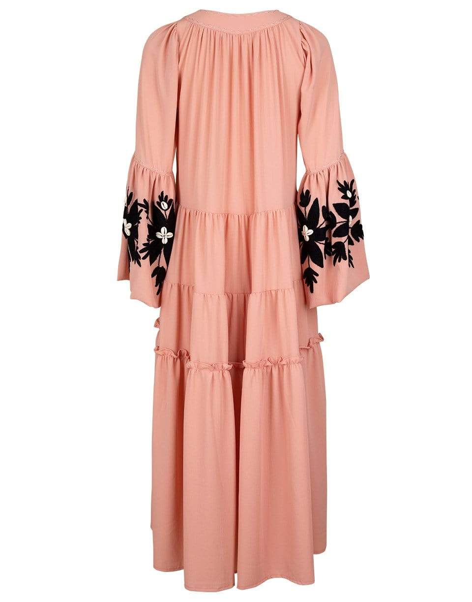 SENSI STUDIO-Balconette Embroidered Maxi Dress-