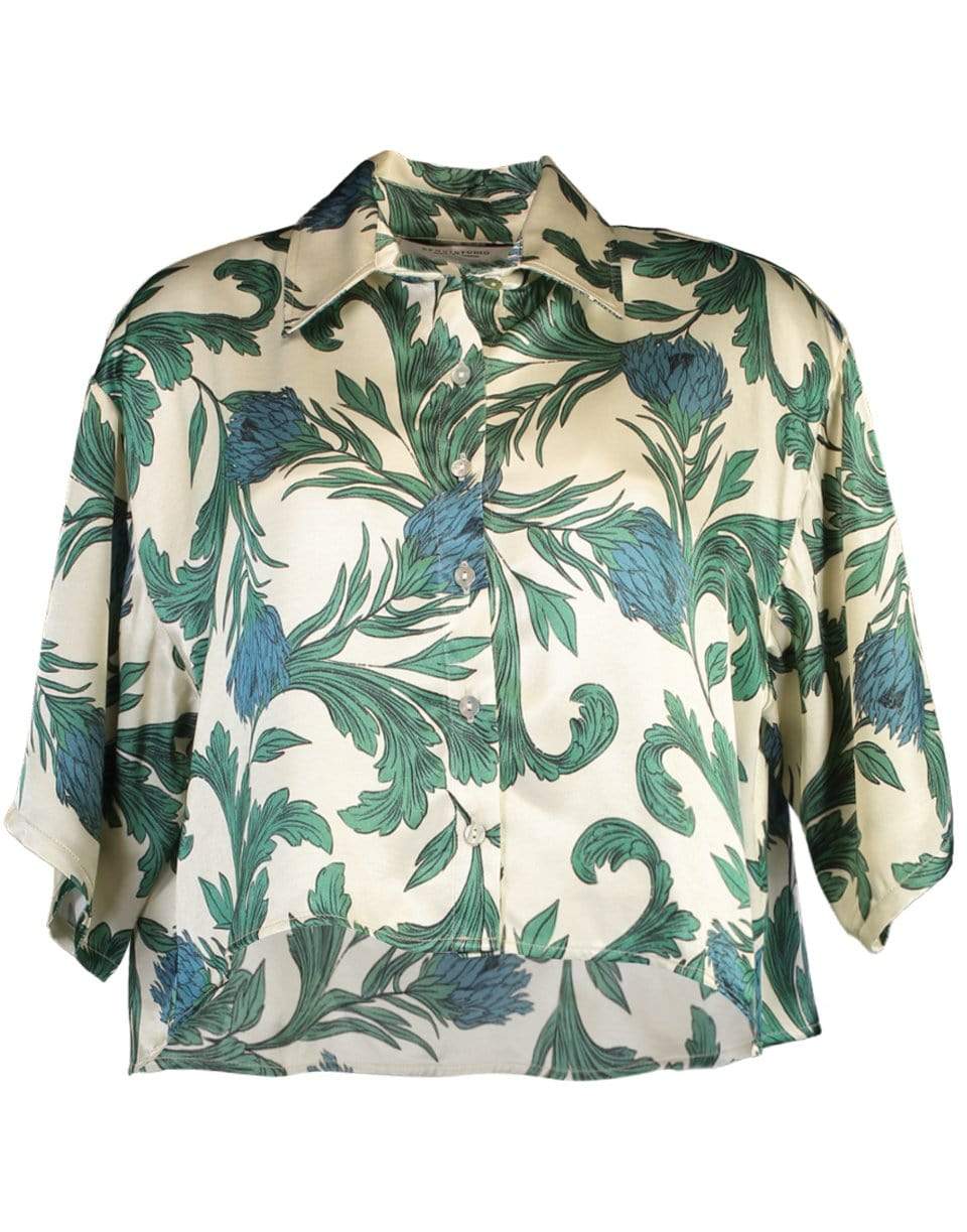 SENSI STUDIO-Cropped Shirt-