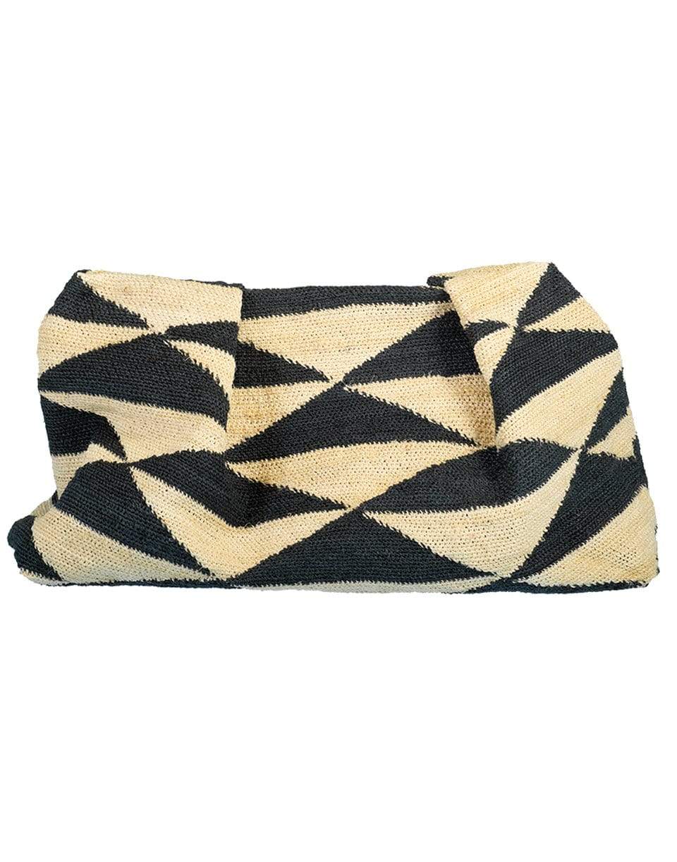 SENSI STUDIO-Sisal Pouch - Multi-NTRL/BLK