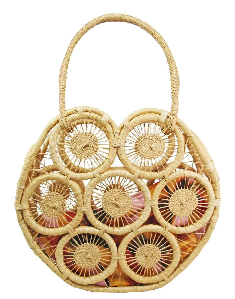 SENSI STUDIO-Round Canasta Calada Bag-