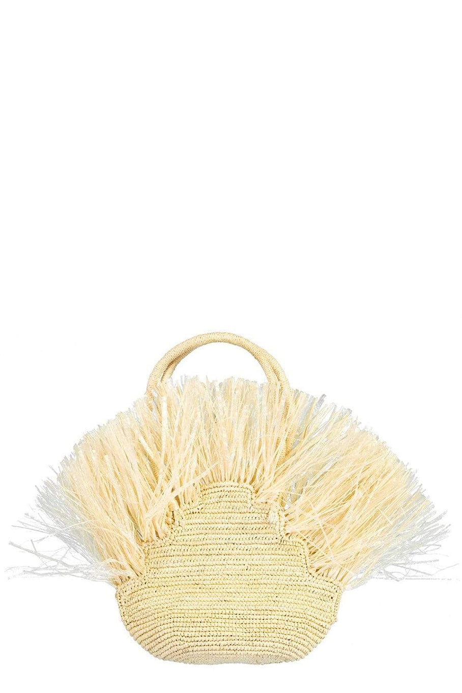 SENSI STUDIO-Seashell Shaped Handbag-NATURAL