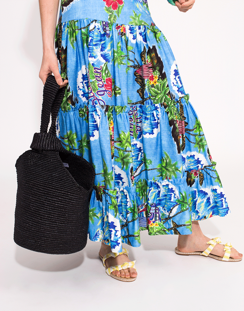 SENSI STUDIO-Tight Handle Soft Tote-BLACK