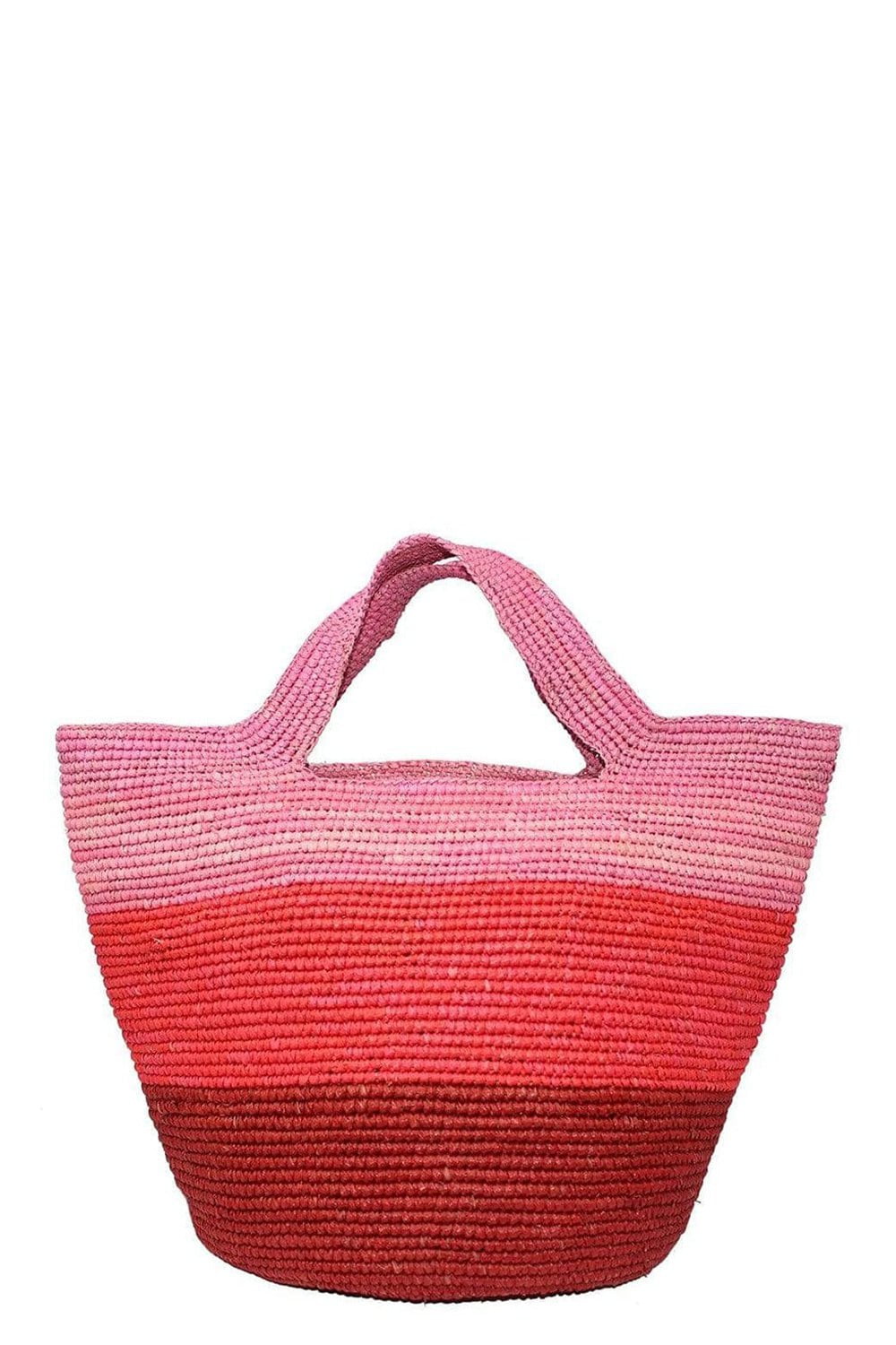 SENSI STUDIO-Stripes Bolso Playero Caryall-WN/RD/PK