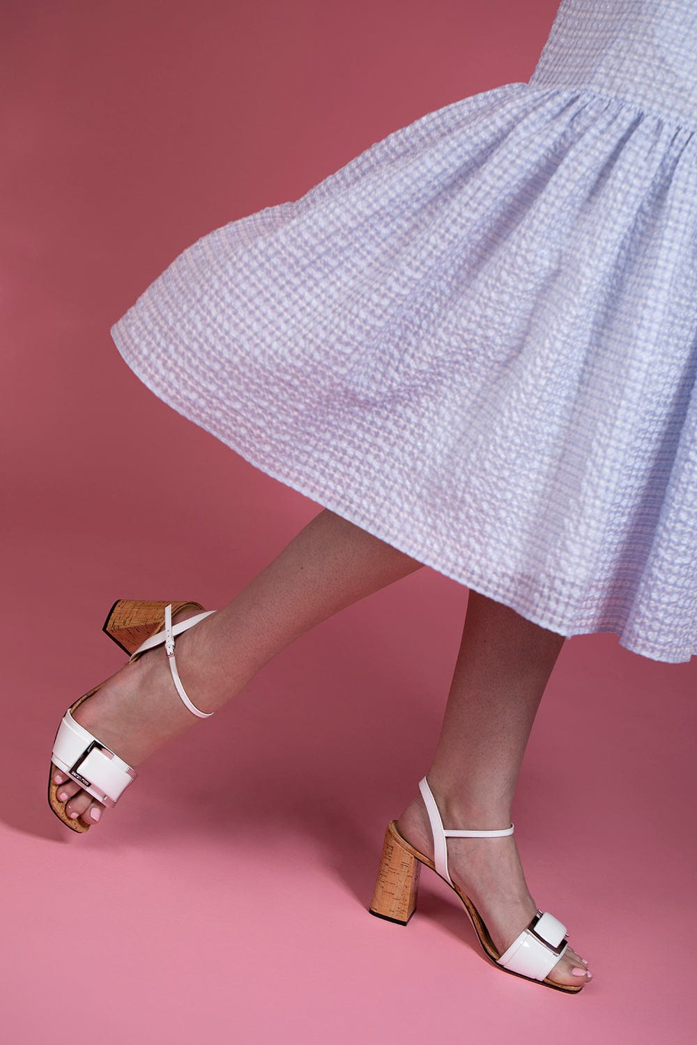 SERGIO ROSSI-Patent Leather Sandal-