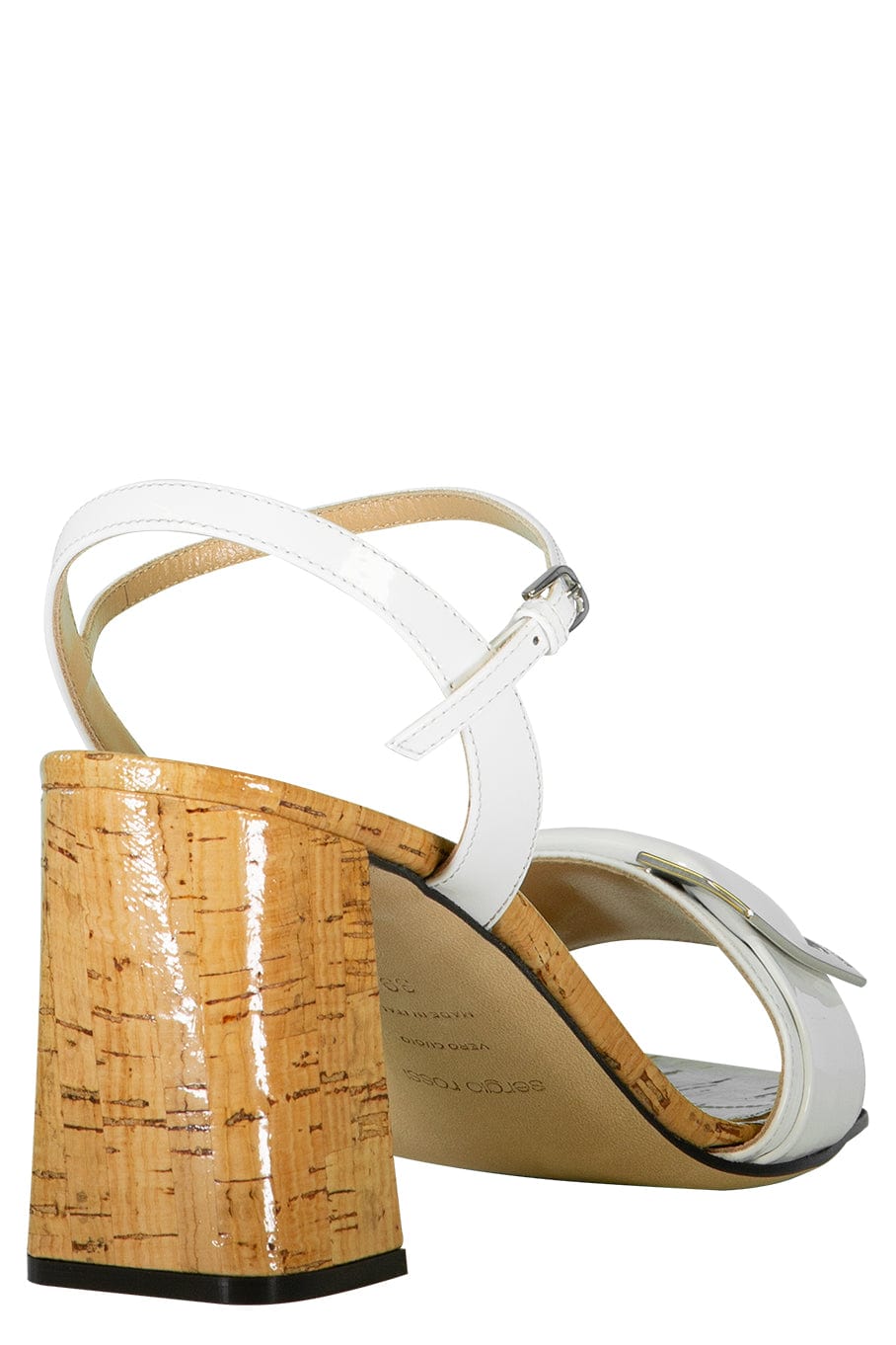 SERGIO ROSSI-Patent Leather Sandal-
