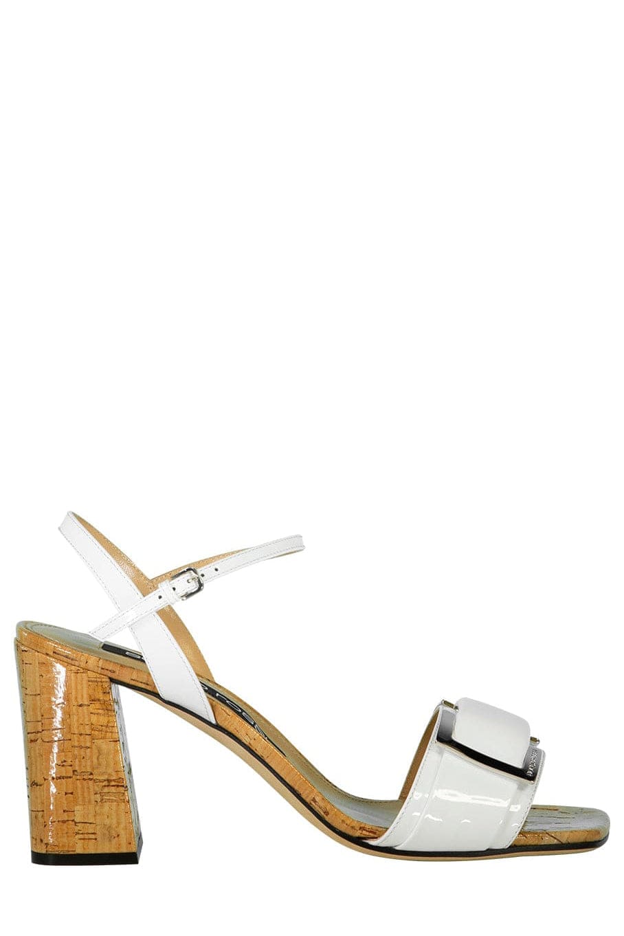 SERGIO ROSSI-Patent Leather Sandal-