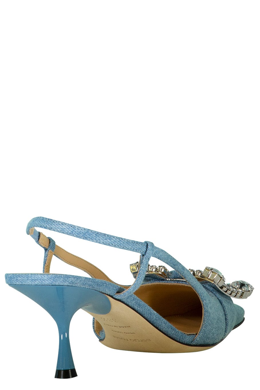 Denim Slingback Pump SERGIO ROSSI – Marissa Collections