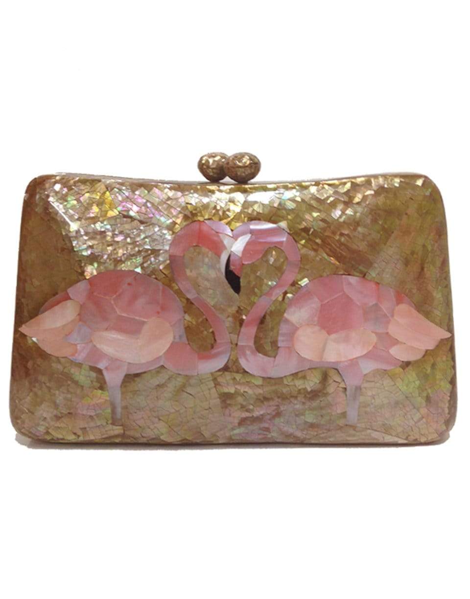 SERPUI-Charlotte Clutch-FLAMINGO