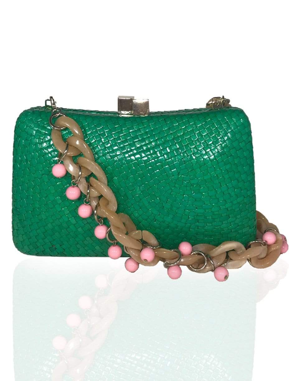 SERPUI-Charlotte Rm Clutch - Green-GREEN