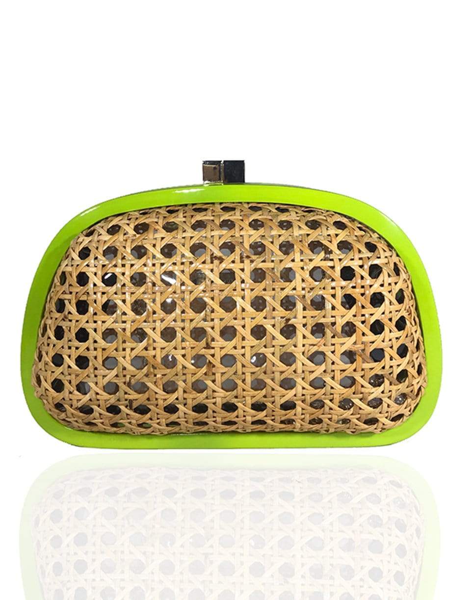 SERPUI-Mia Omlw Clutch - Lime Green-LIME GREEN