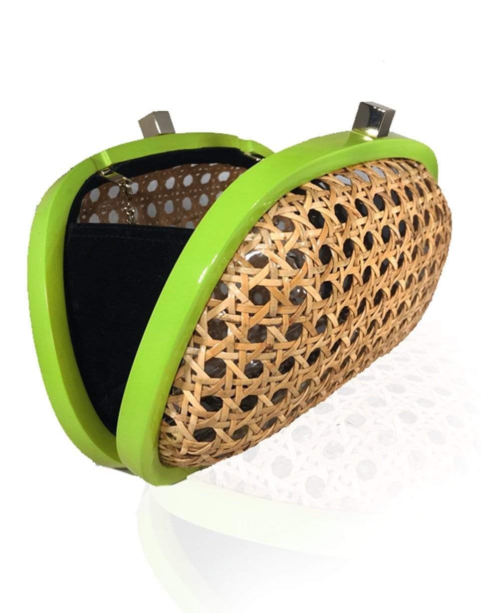 SERPUI-Mia Omlw Clutch - Lime Green-LIME GREEN