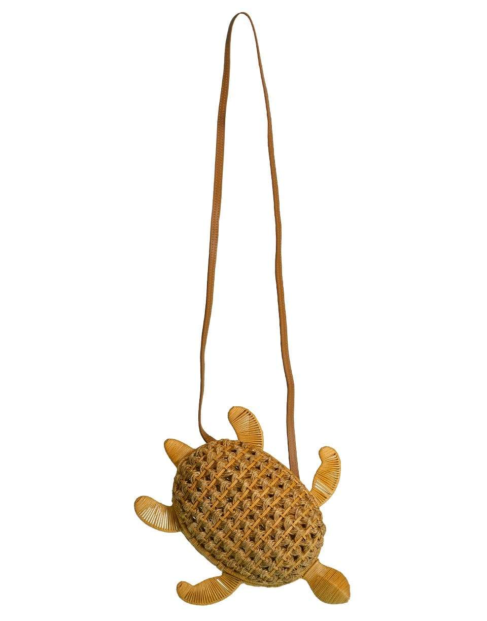 SERPUI-TracyTurtle Wicker Clutch-LT HONEY