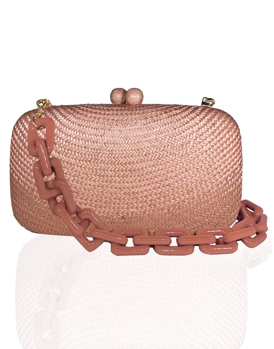 SERPUI-Rose Bun Clutch - Peach-PEACH