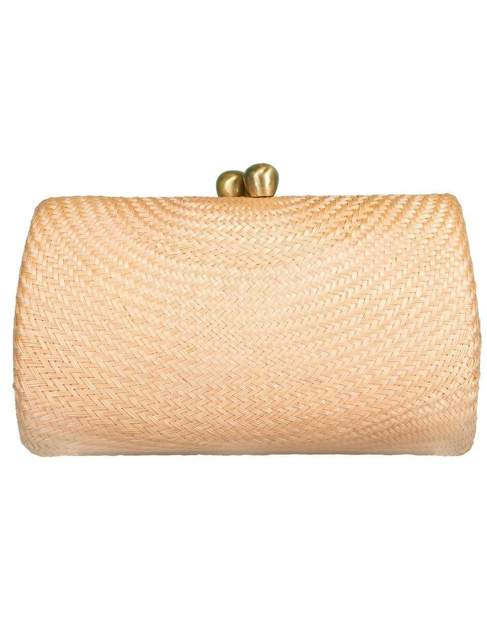 SERPUI-Peach Farah Diba Bun Clutch-PEACH