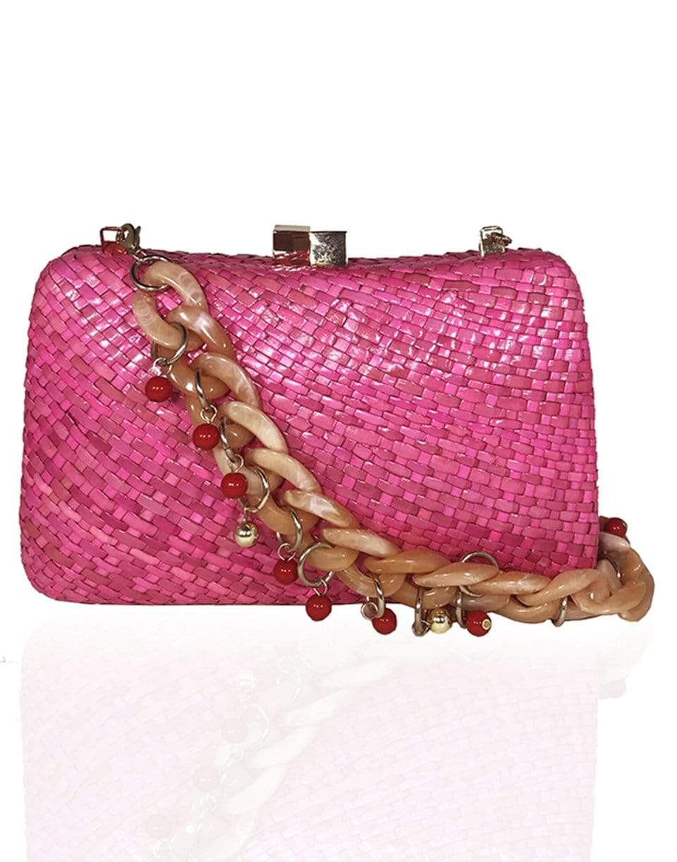 SERPUI-Charlotte Rm Clutch - Rose-ROSE