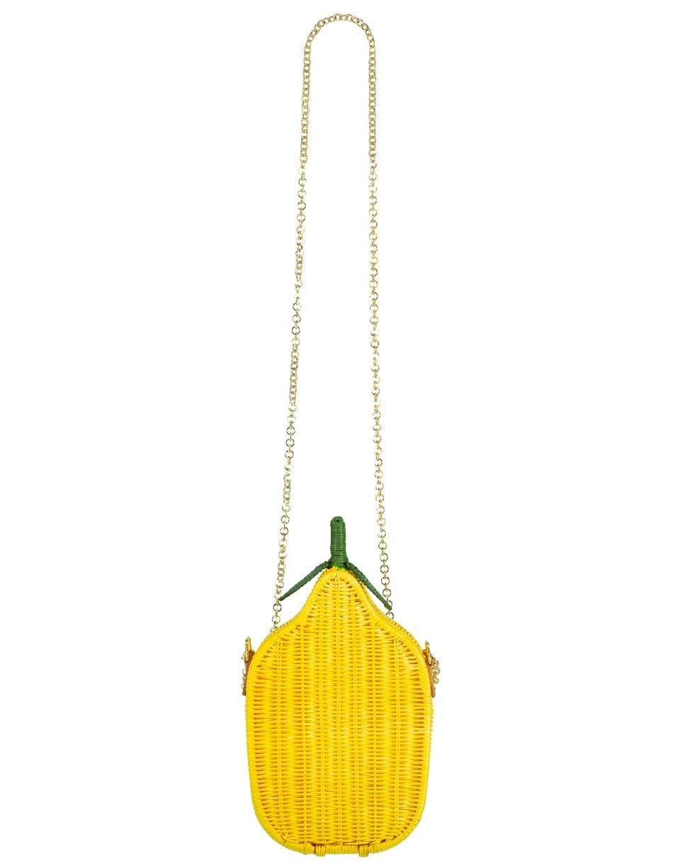 SERPUI-Sicilian Lemon Chain Strap Clutch-YELLOW