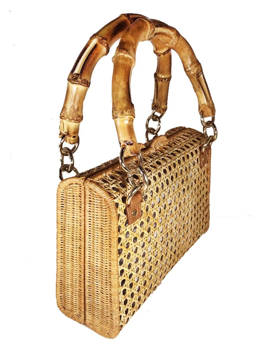 SERPUI-Valentina Om Top Handle Bag-LIGHT HONEY