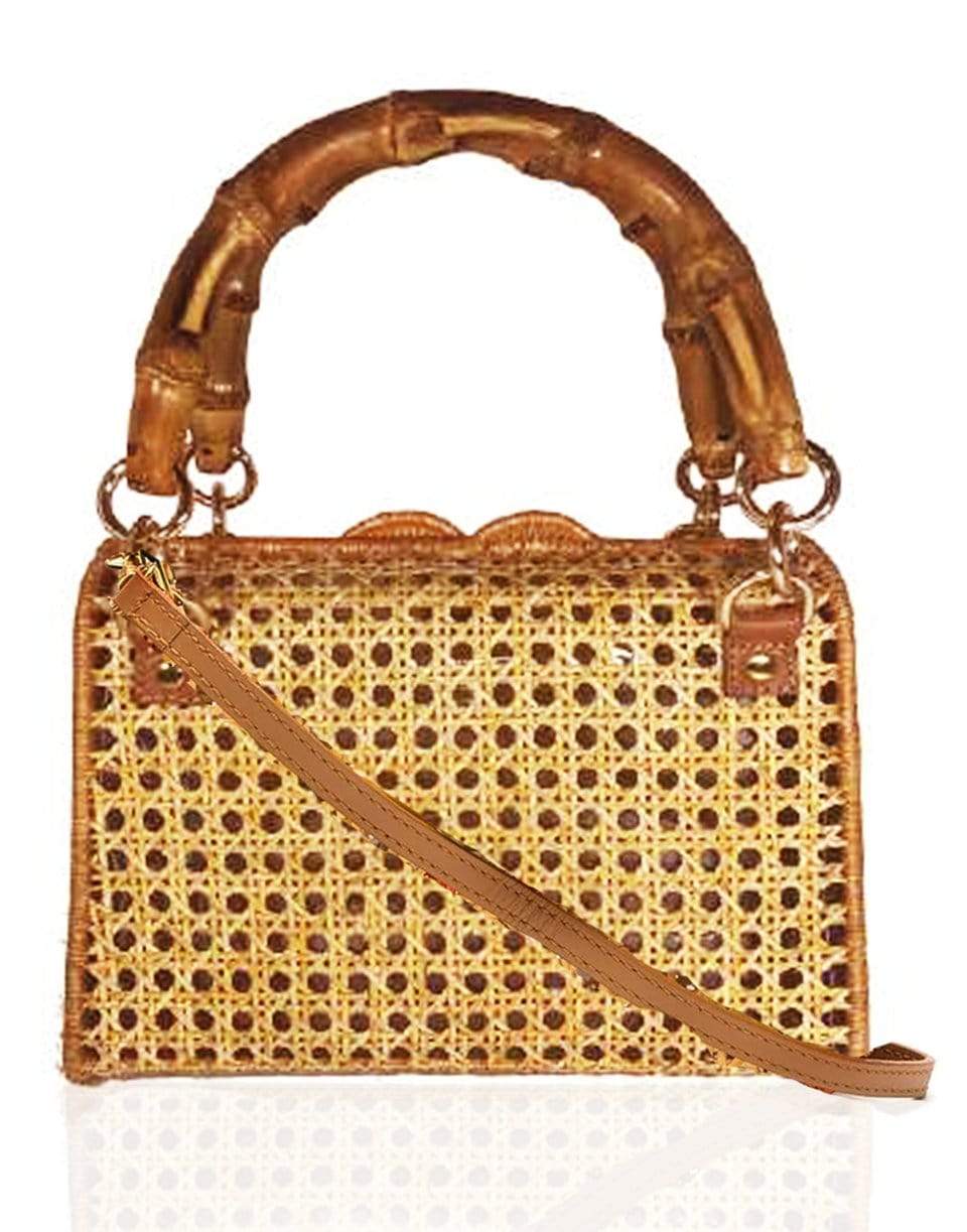 SERPUI-Valentina Om Top Handle Bag-LIGHT HONEY
