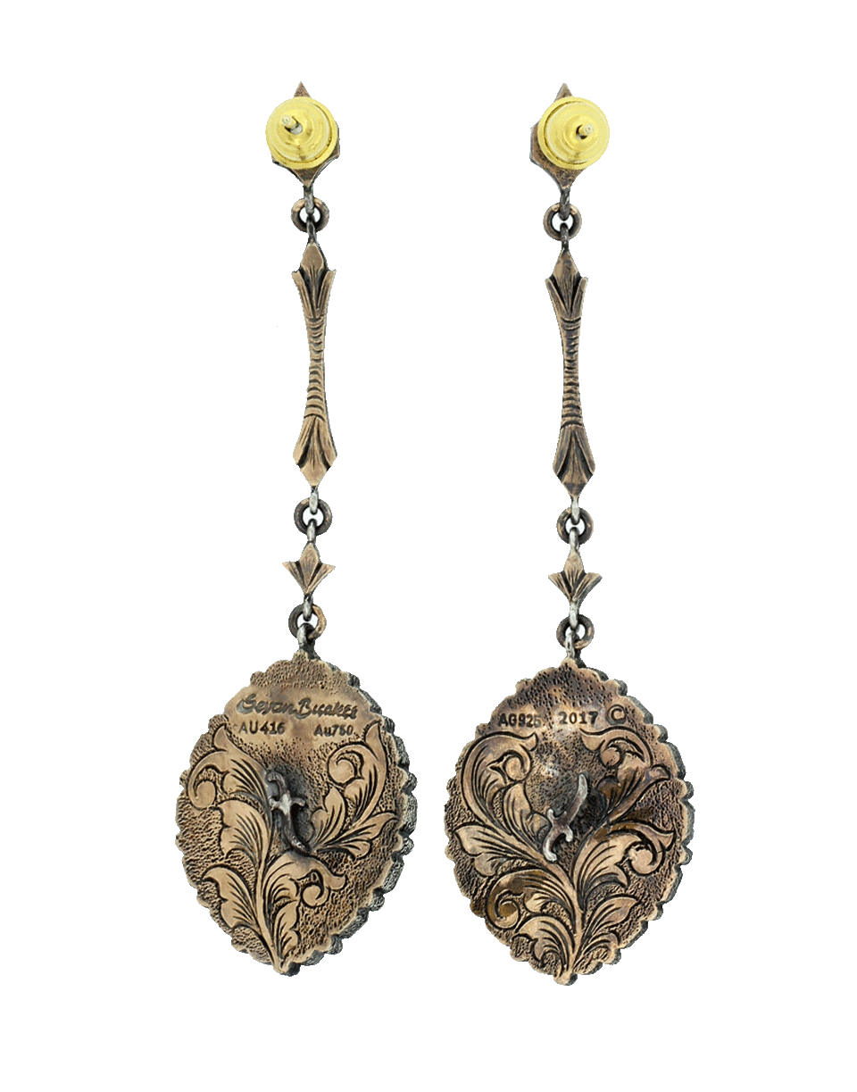 SEVAN BICAKCI-Bumble Bee On Sunflower Earrings-ROSE GOLD