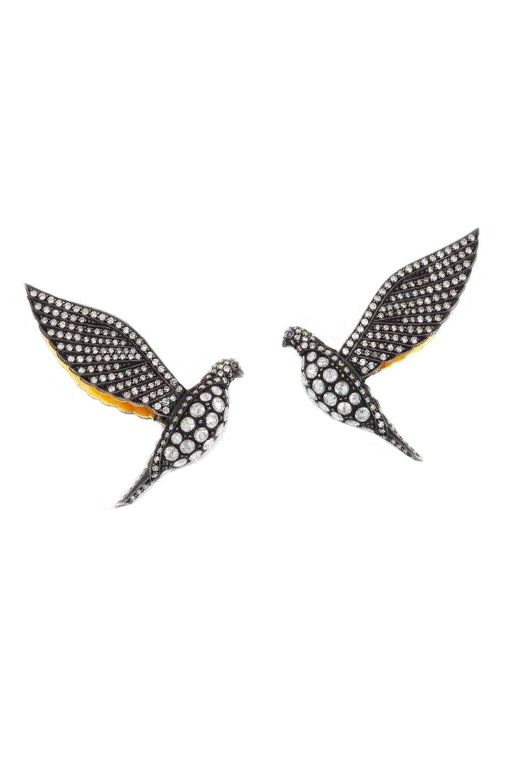SEVAN BICAKCI-Bird In Flight Earrings-YELLOW GOLD