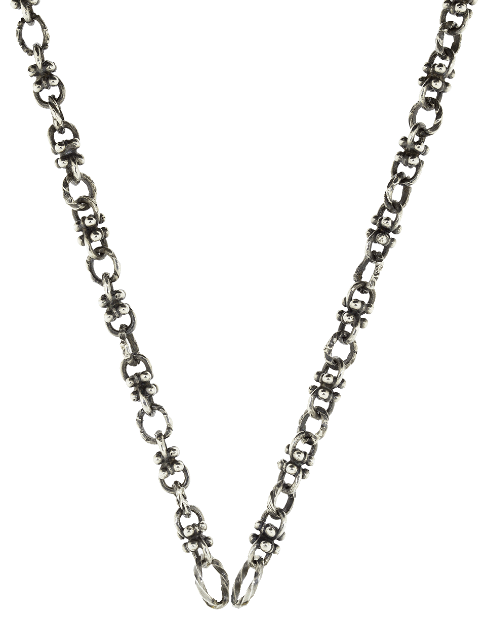 SEVAN BICAKCI-Medium Sterling Silver Chain with Dagger-SILVER