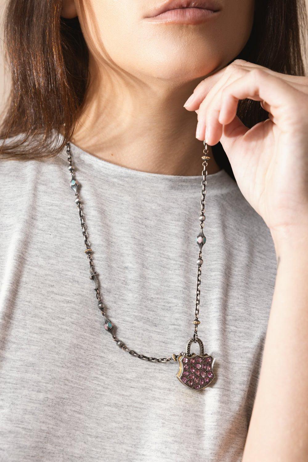 SEVAN BICAKCI-Micro Mosaic Open Chain-SILVER