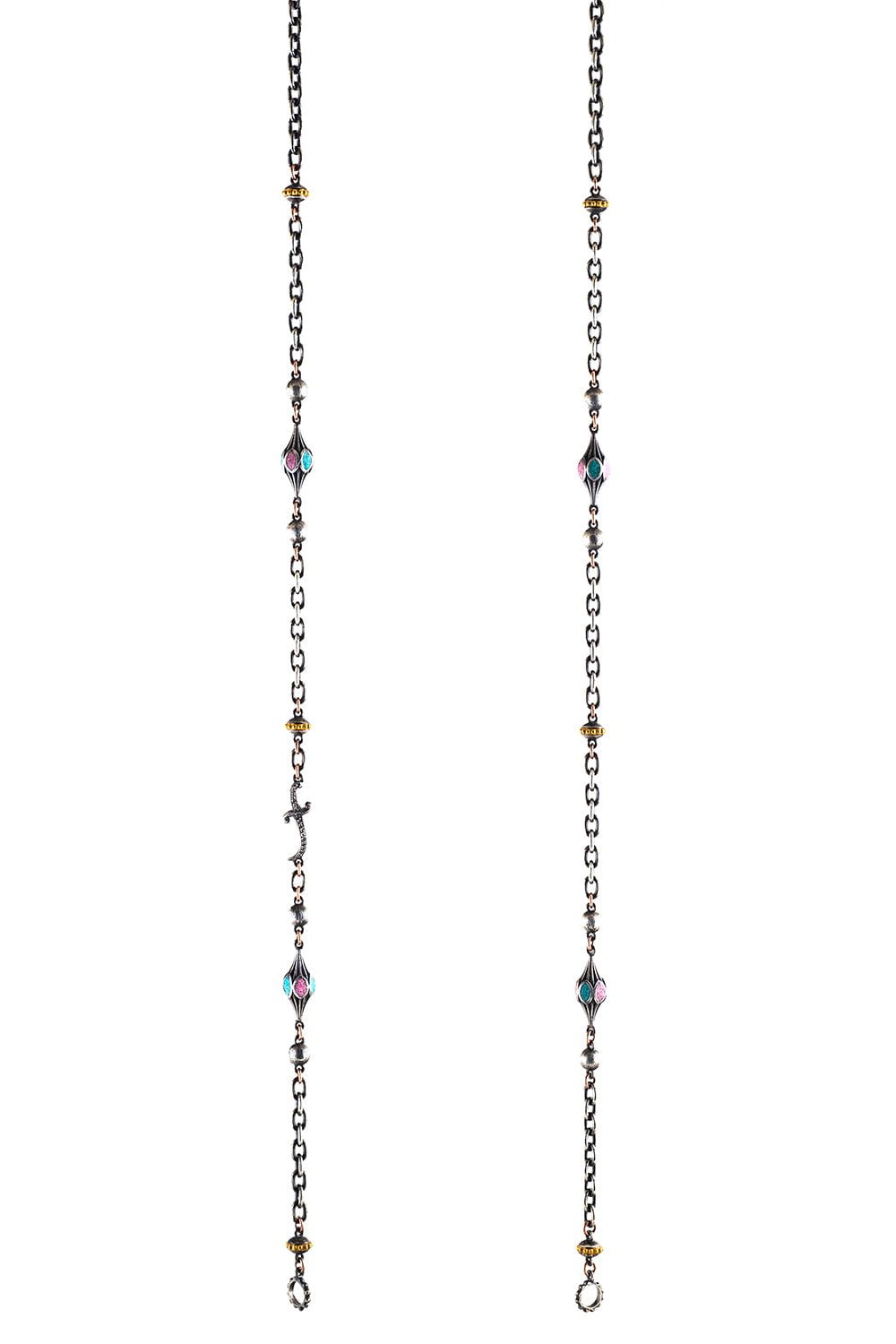 SEVAN BICAKCI-Micro Mosaic Open Chain-SILVER