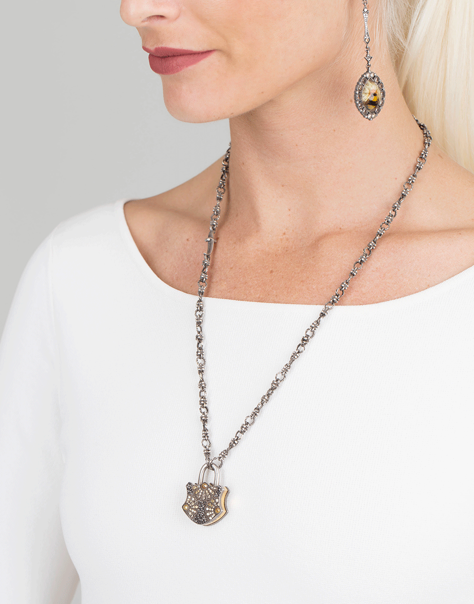 SEVAN BICAKCI-Silver Open End Fancy Chain-SILVER