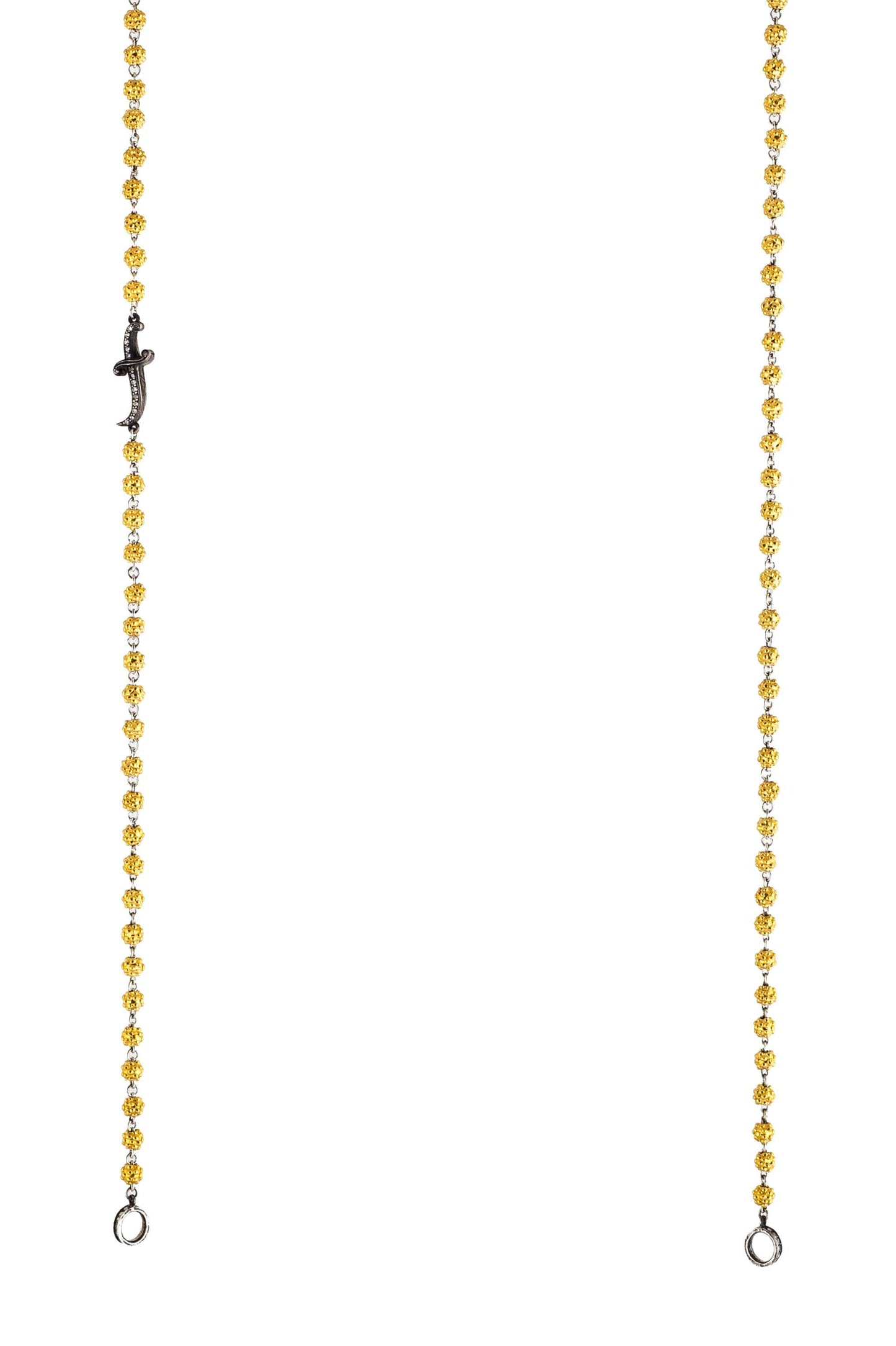 SEVAN BICAKCI-Rosary Dagger Chain-YELLOW GOLD