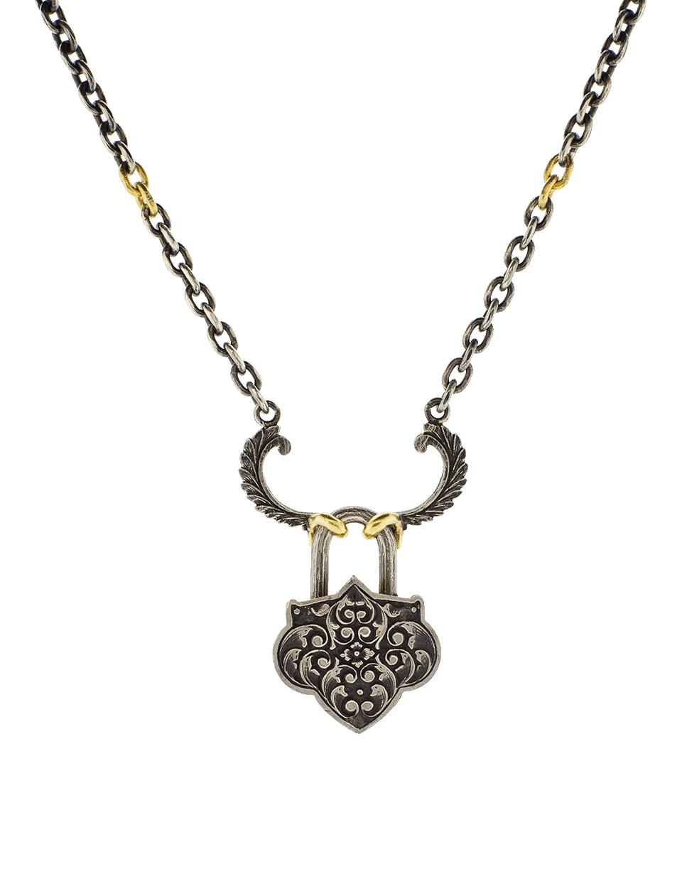 SEVAN BICAKCI-Large Lantern Lock Pendant-YELLOW GOLD