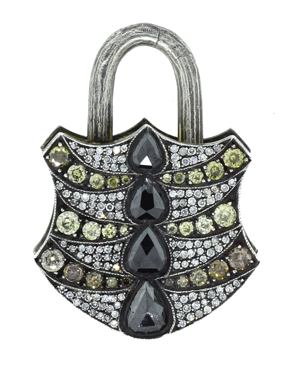 SEVAN BICAKCI-Large Lock Pendant-YELLOW GOLD