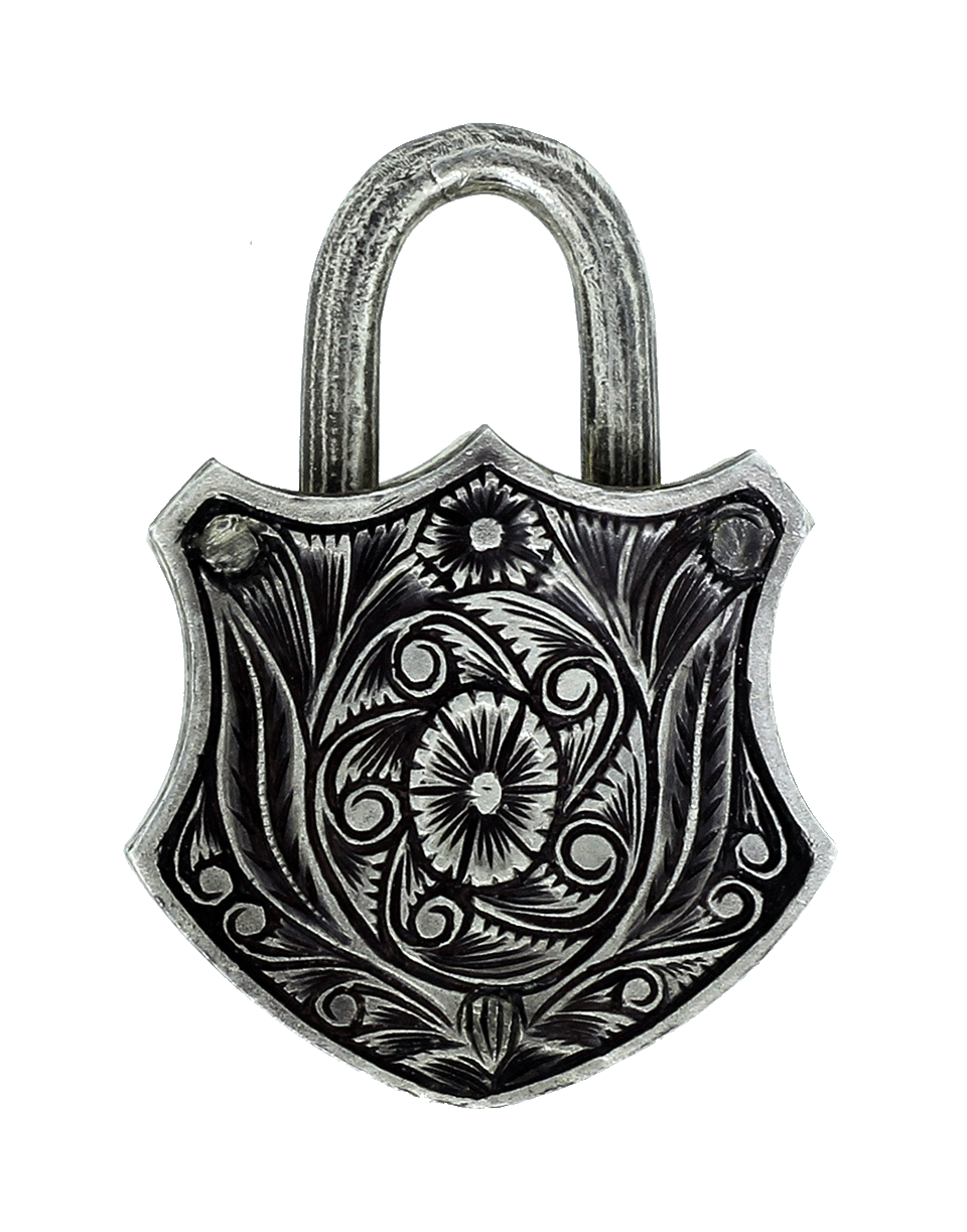 SEVAN BICAKCI-Large Lock Pendant-YELLOW GOLD