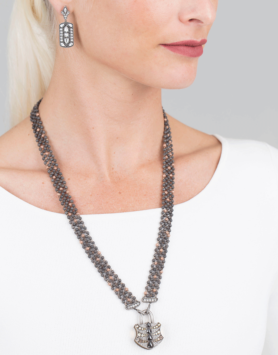 SEVAN BICAKCI-Large Lock Pendant-YELLOW GOLD