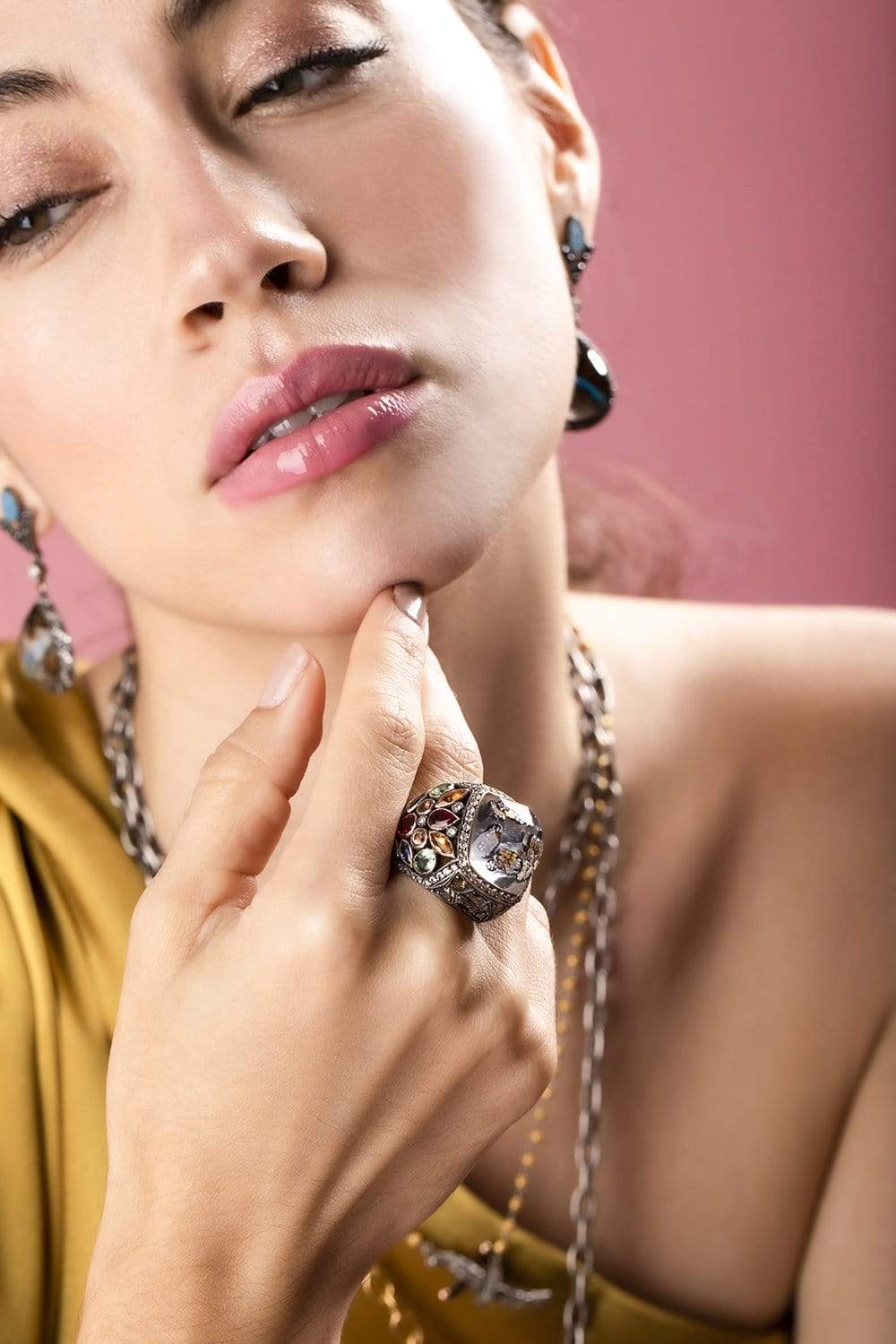SEVAN BICAKCI-Carved Butterfly Ring-YELLOW GOLD
