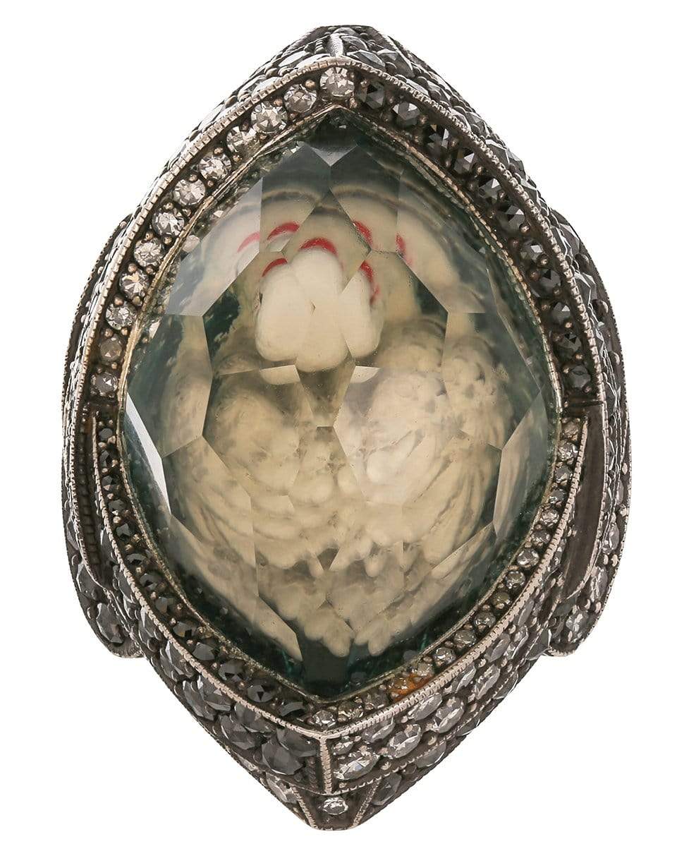 SEVAN BICAKCI-Carved Swan Ring-YELLOW GOLD