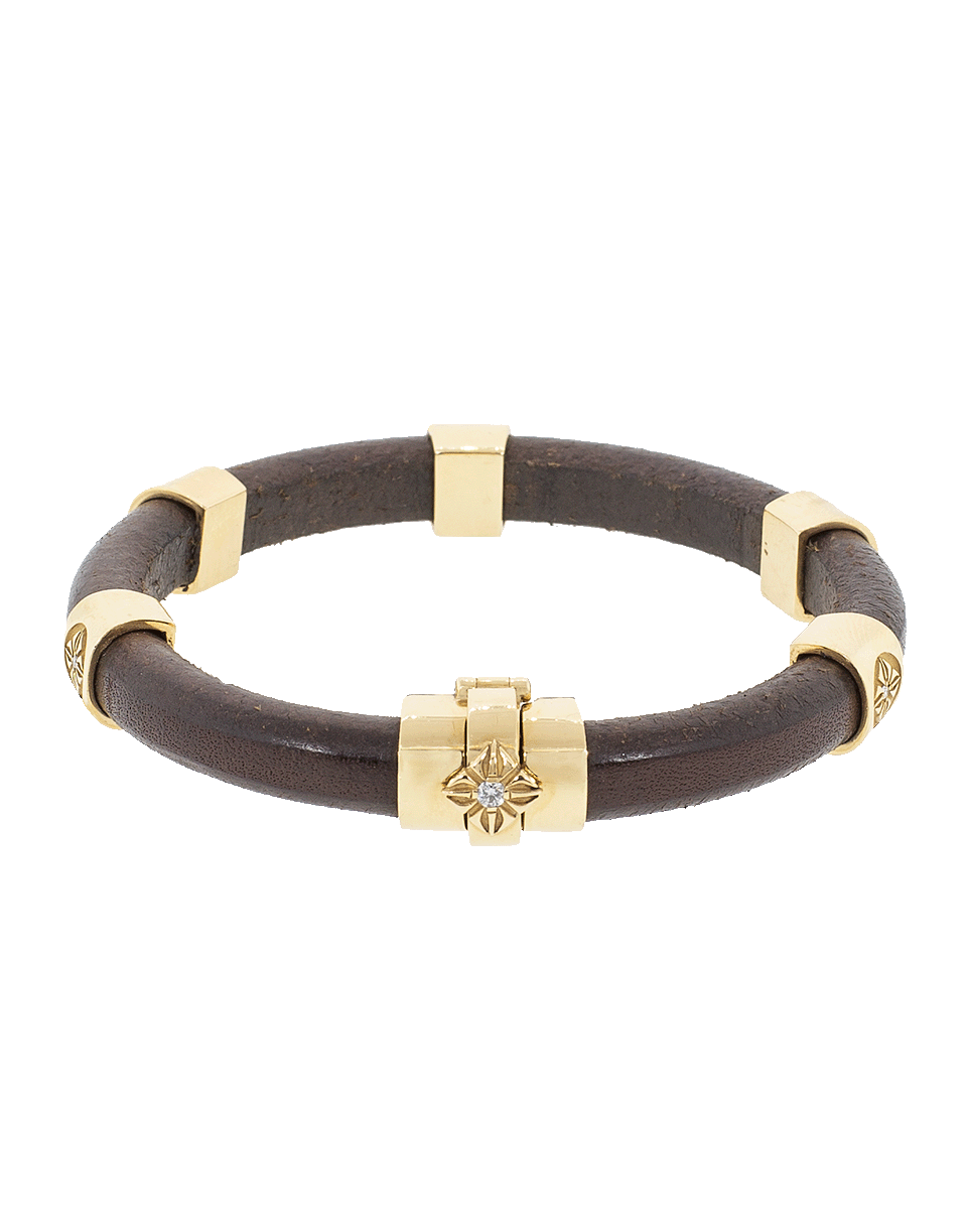 SHAMBALLA JEWELS-Korn Diamond 5 Shields Bracelet-ROSE GOLD