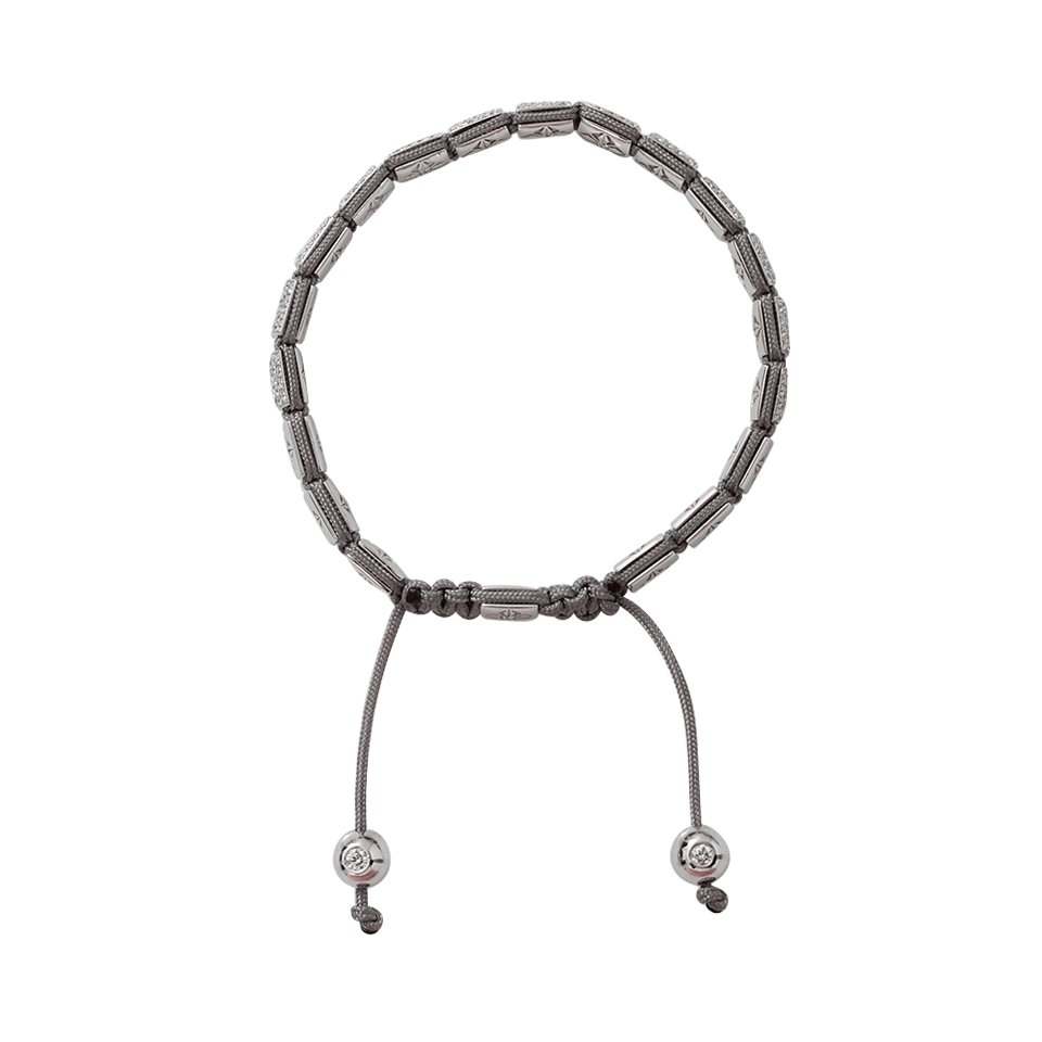 SHAMBALLA JEWELS-Reversible Diamond Lock Bracelet-WHITE GOLD