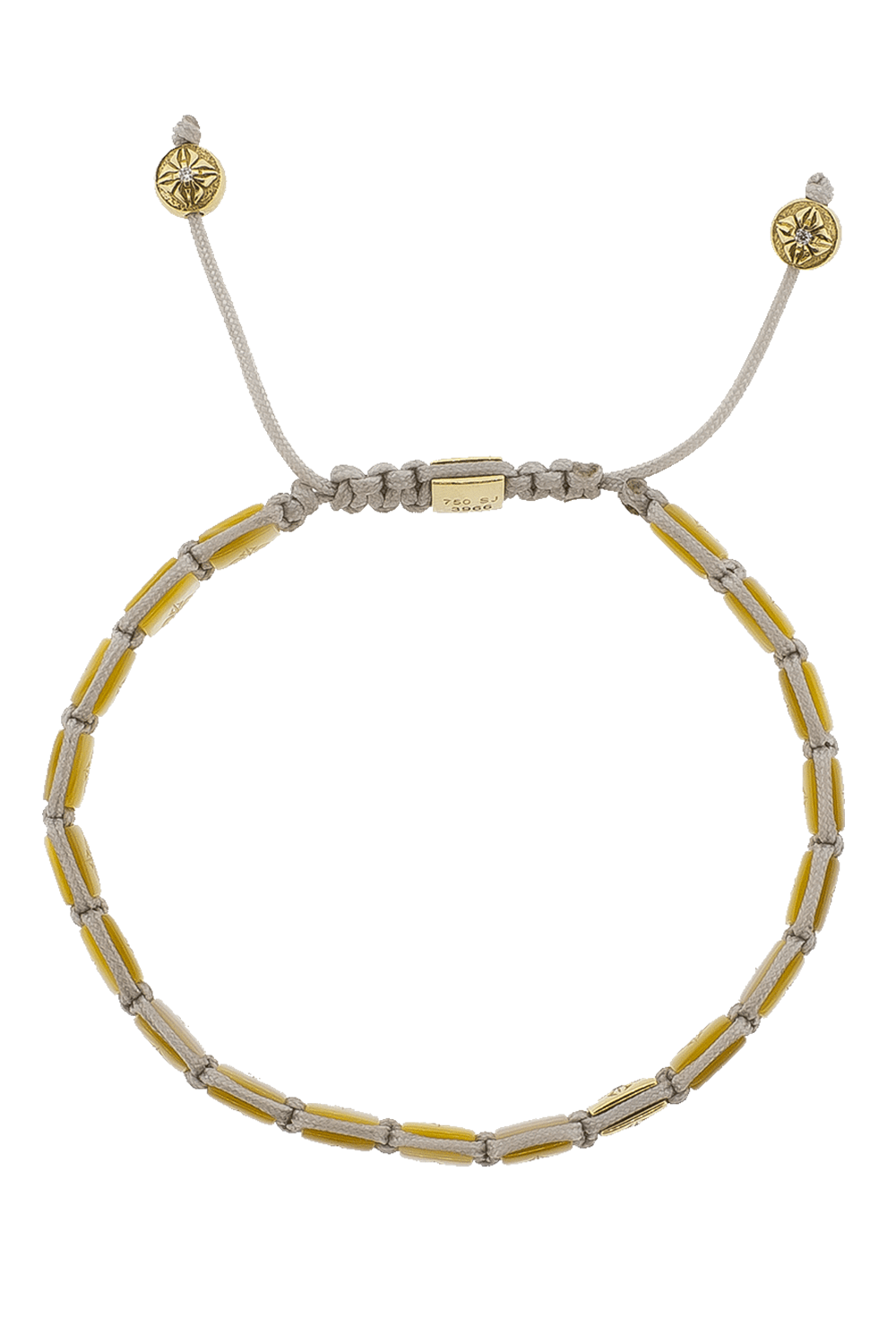 SHAMBALLA JEWELS-Pearl Lock Diamond Bracelet-YELLOW GOLD