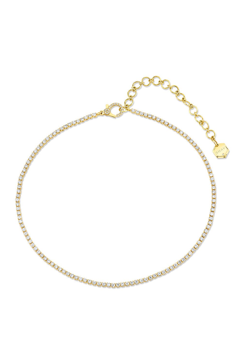 SHAY JEWELRY-Single Line Diamond Threads Choker-