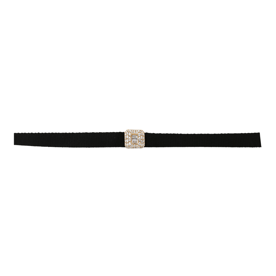 SHAY JEWELRY-Pave Baguette Diamond Choker-YELLOW GOLD