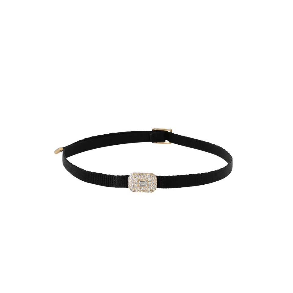 SHAY JEWELRY-Pave Baguette Diamond Choker-YELLOW GOLD