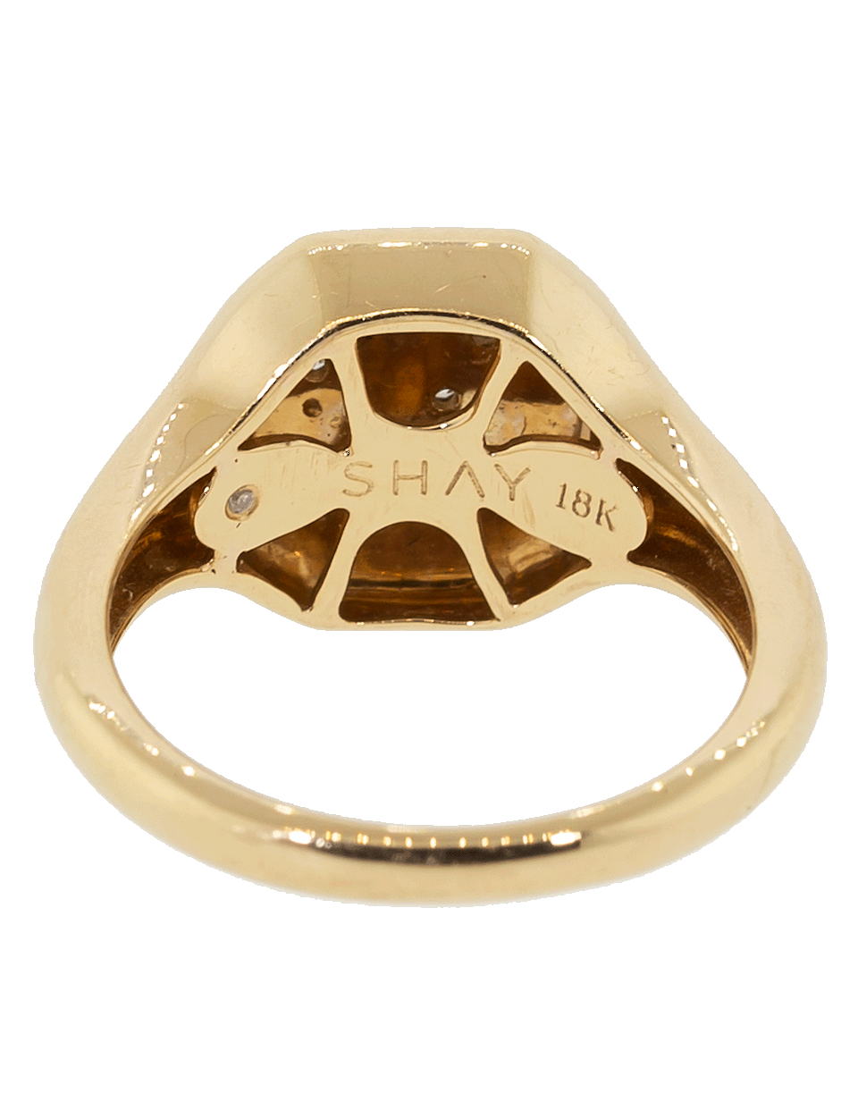 SHAY JEWELRY-Initial Pinky Ring-ROSE GOLD